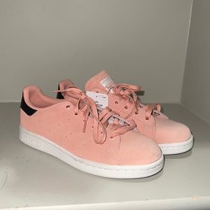 New Adidas Stan Smith Suede Track Pink Sneakers